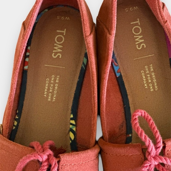 Tom’s Kelly Suede Flat Rare Color - Picture 6 of 7